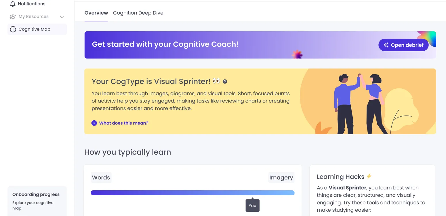 Cognassist learner platform